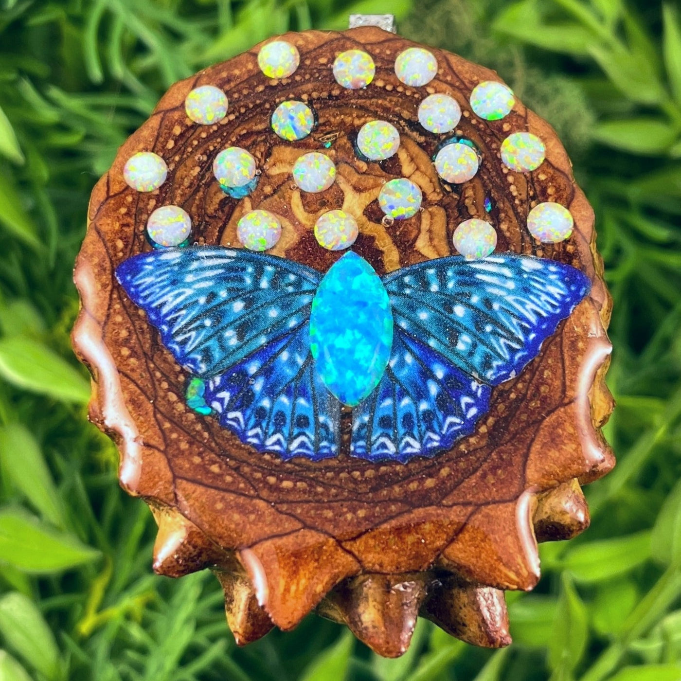 Opal with Butterfly