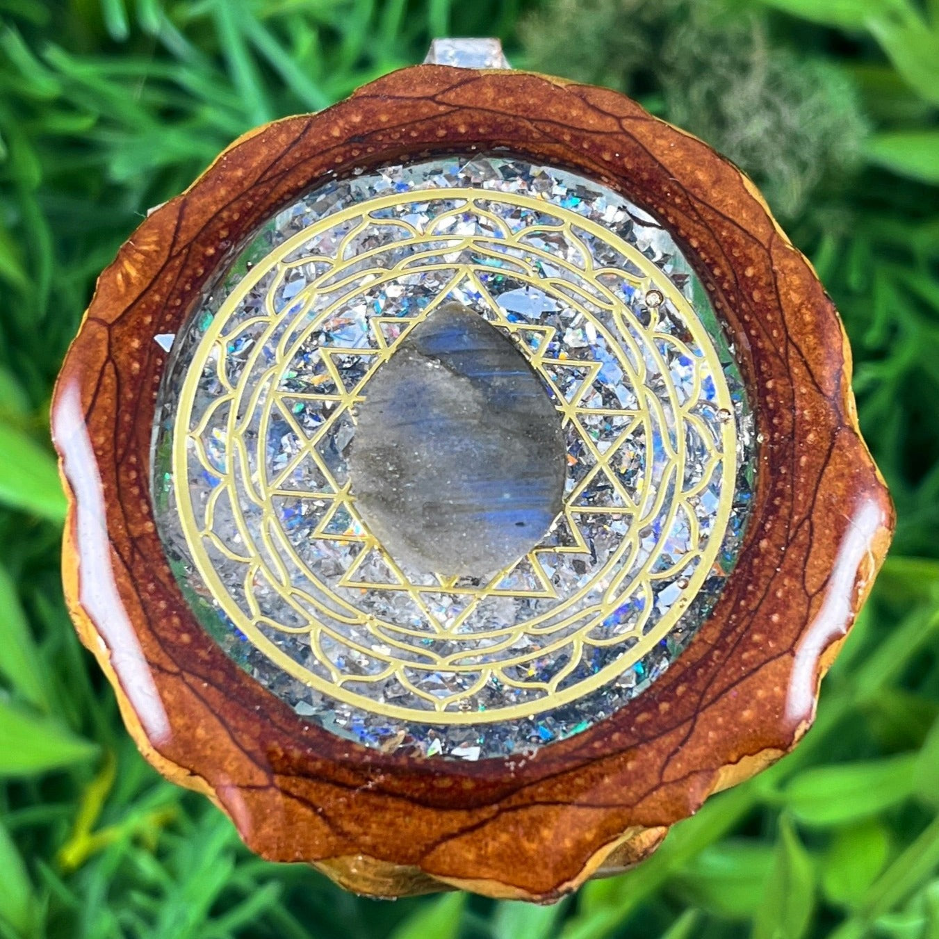 Night Sky with Labradorite & Mandala