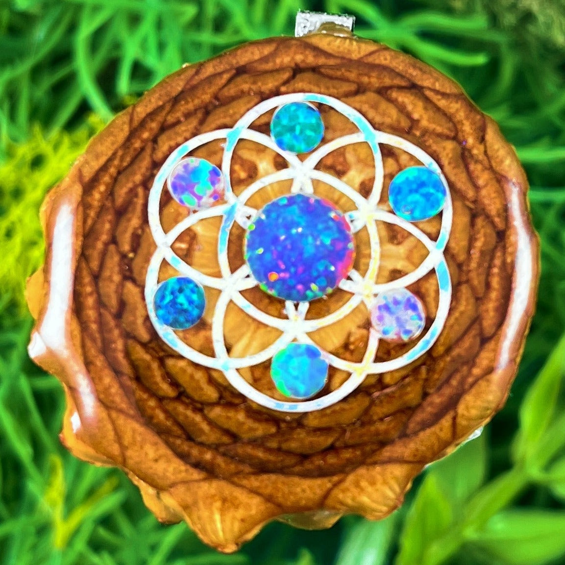 Opal with Seed of Life