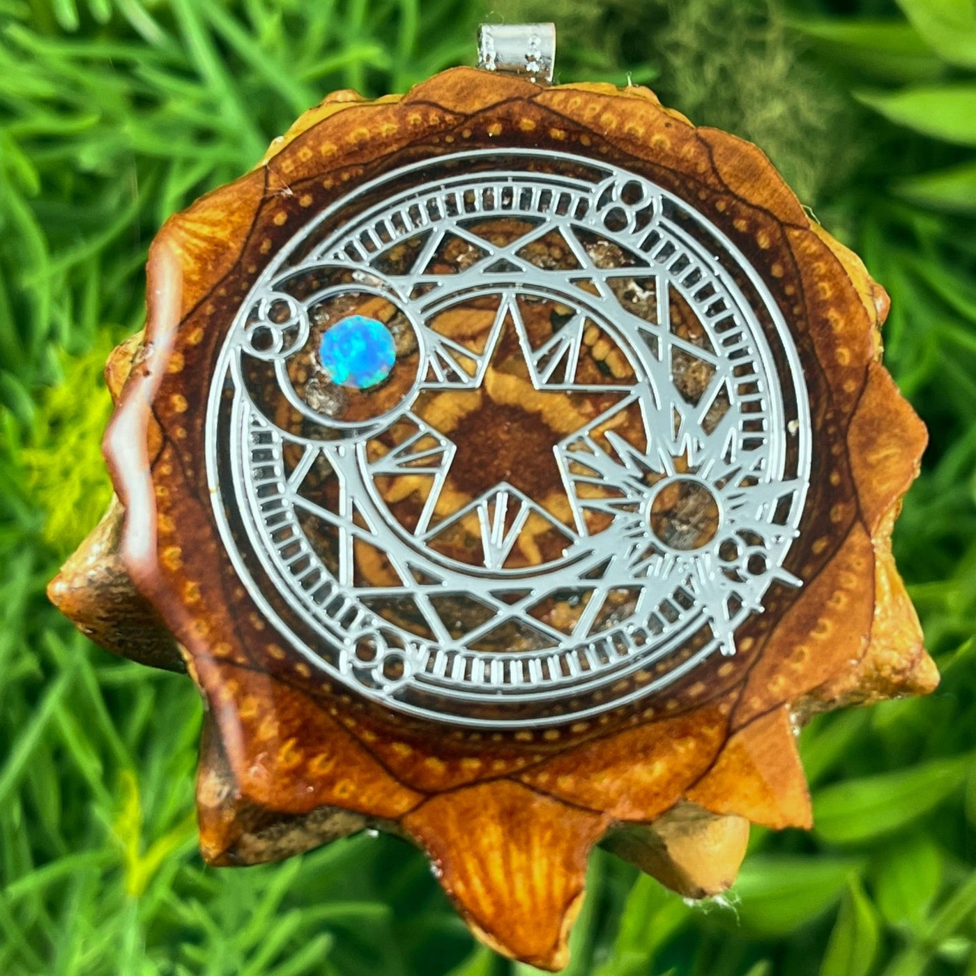 Opal with Mandala