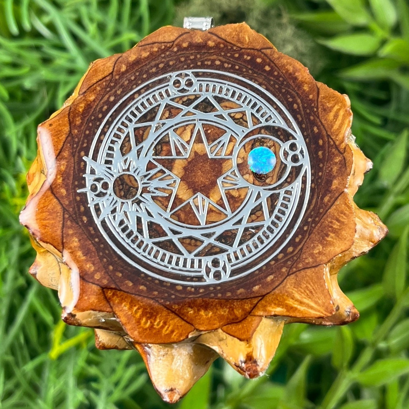 Opal with Mandala