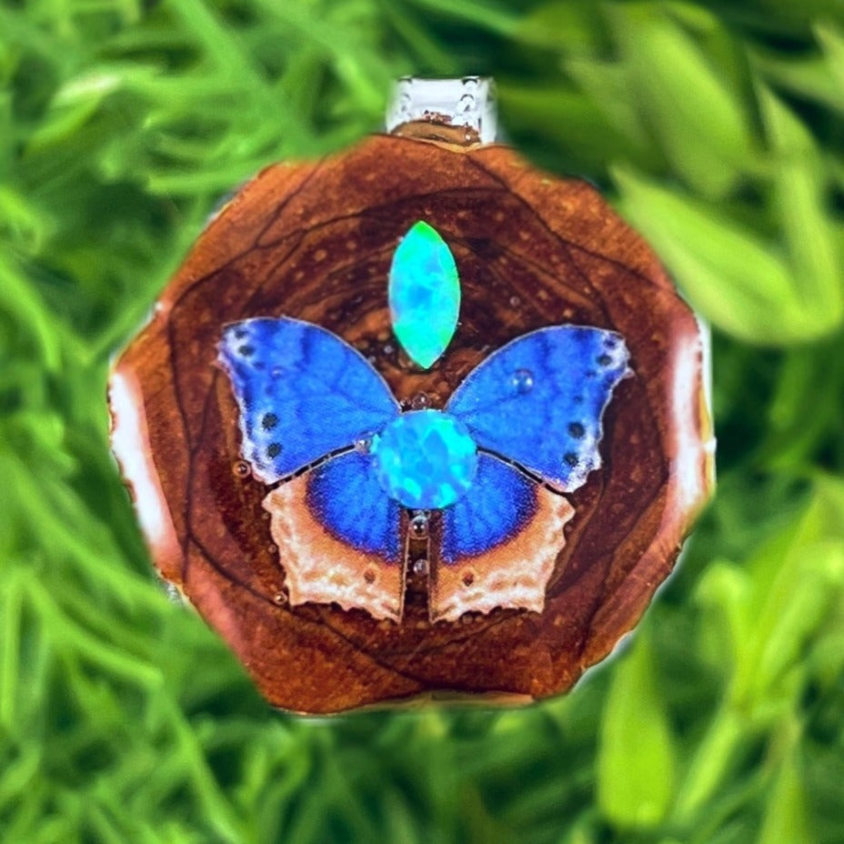 Butterfly with Opal