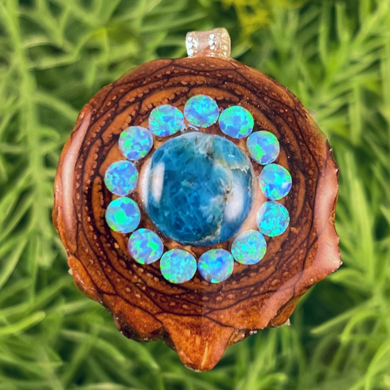 Chrysocolla with Opal