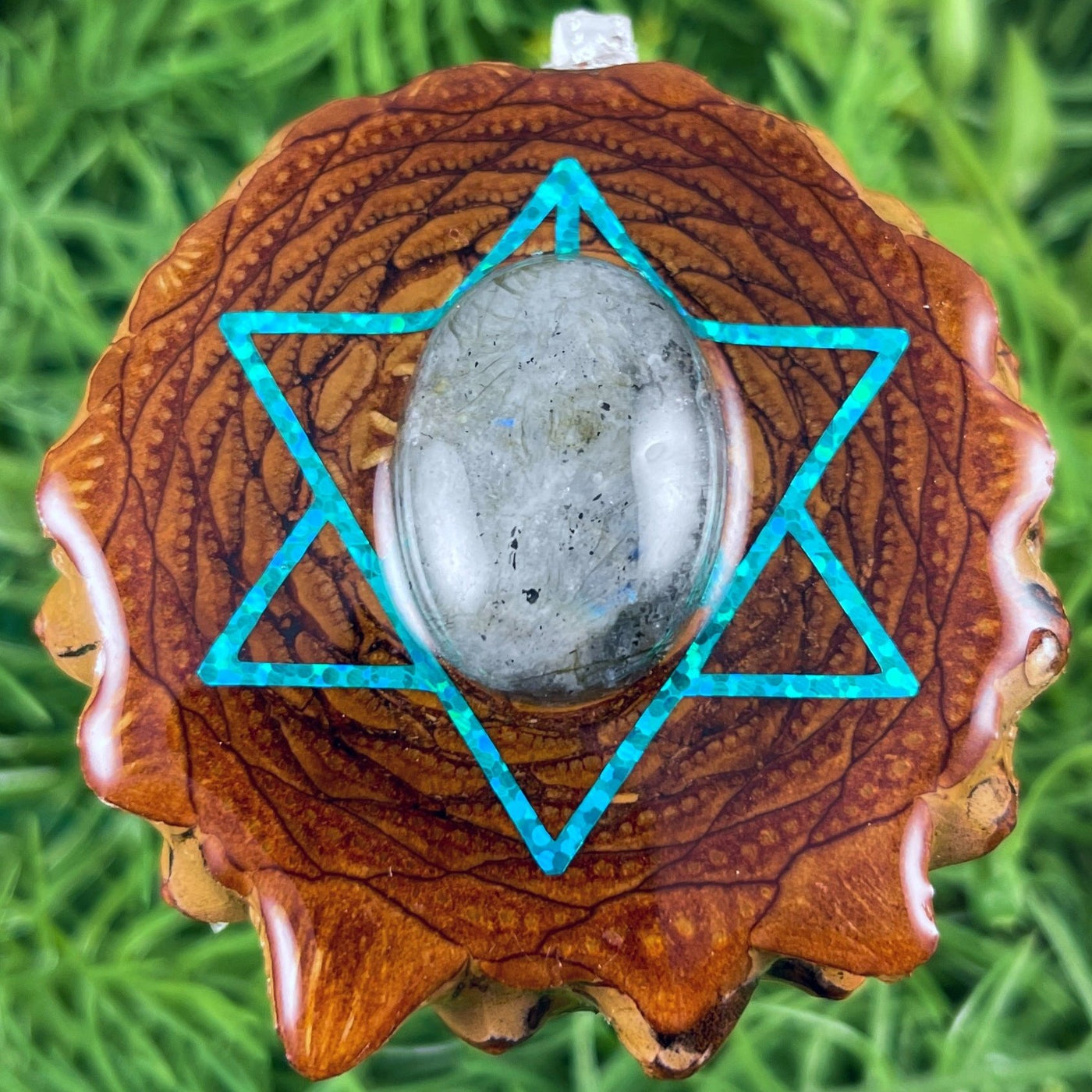 Labradorite with Merkaba