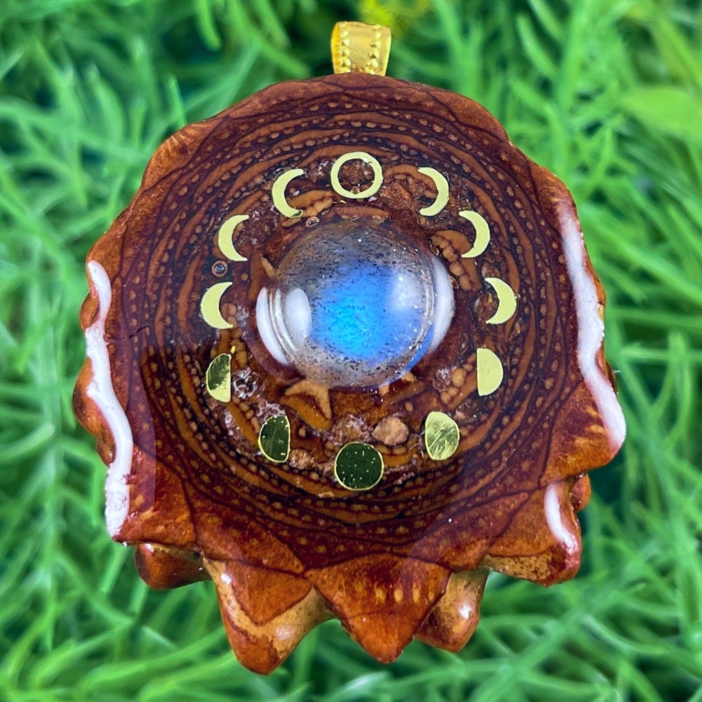 Labradorite with Moon Phases