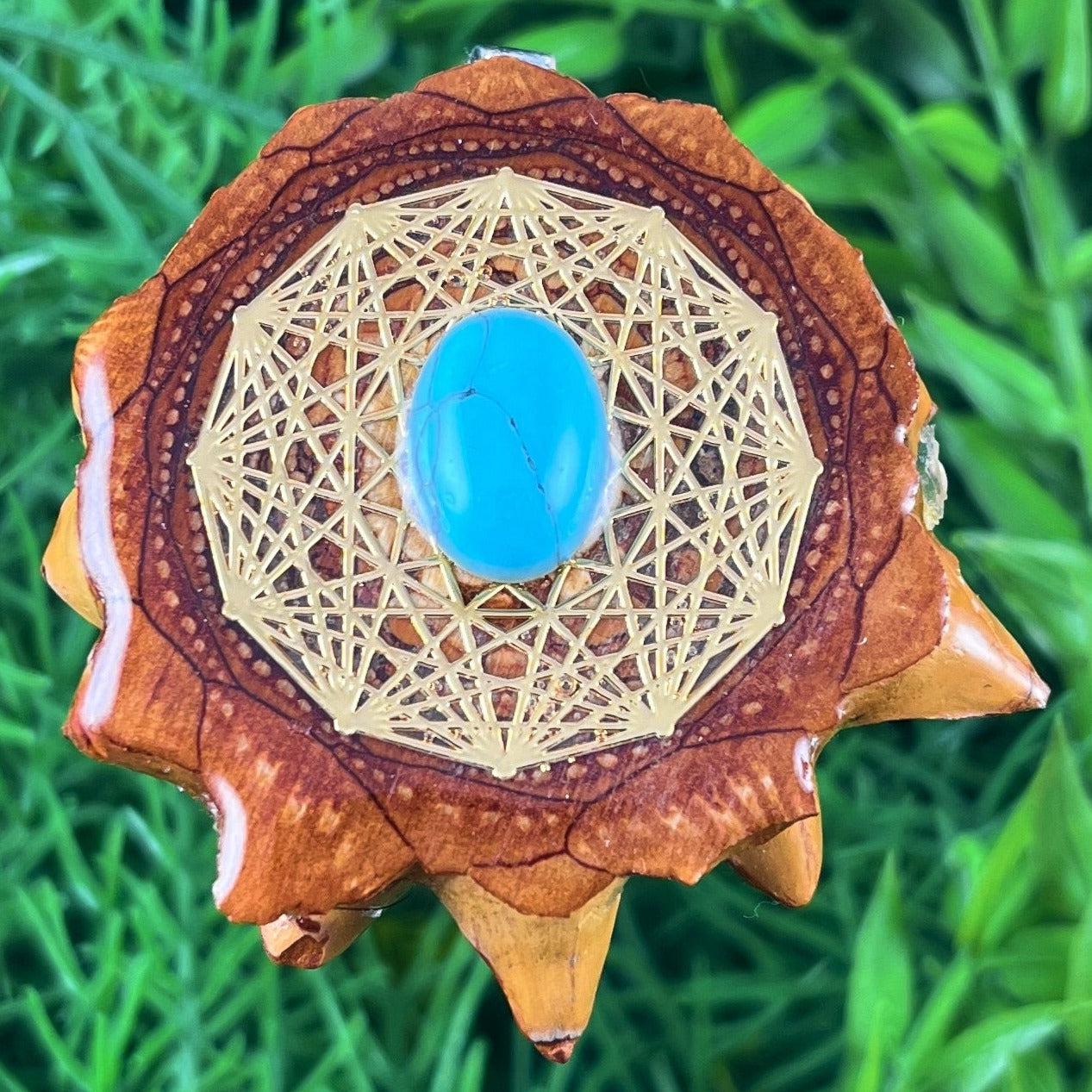 Turquoise with Mandala