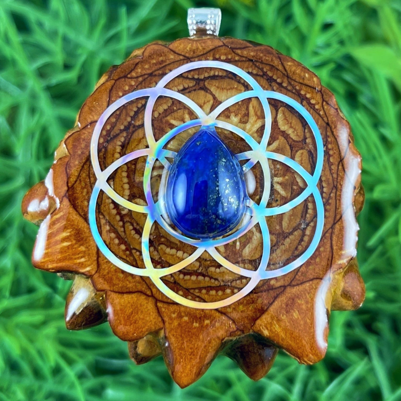 Lapis Lazuli with Seed of Life