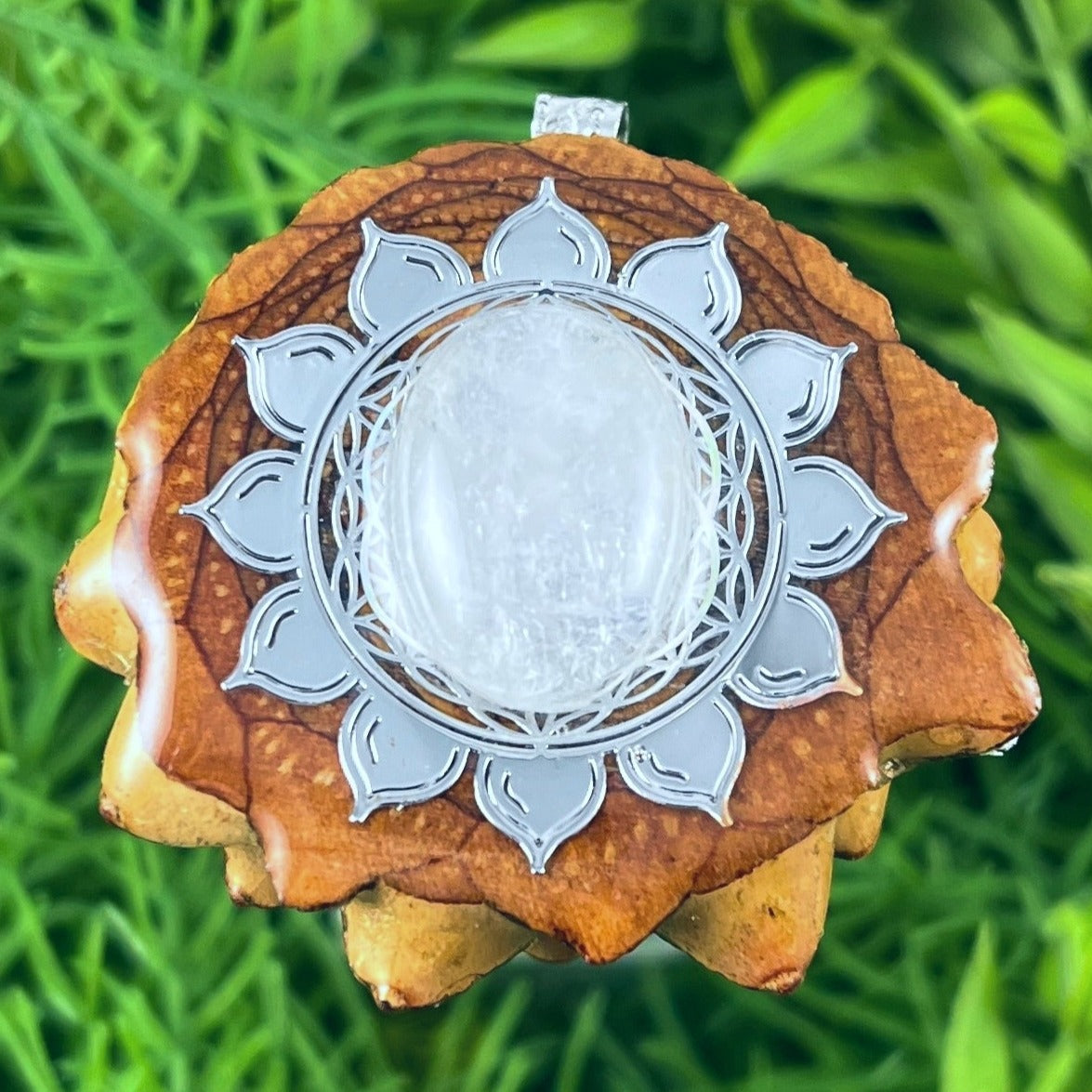 Moonstone with Mandala