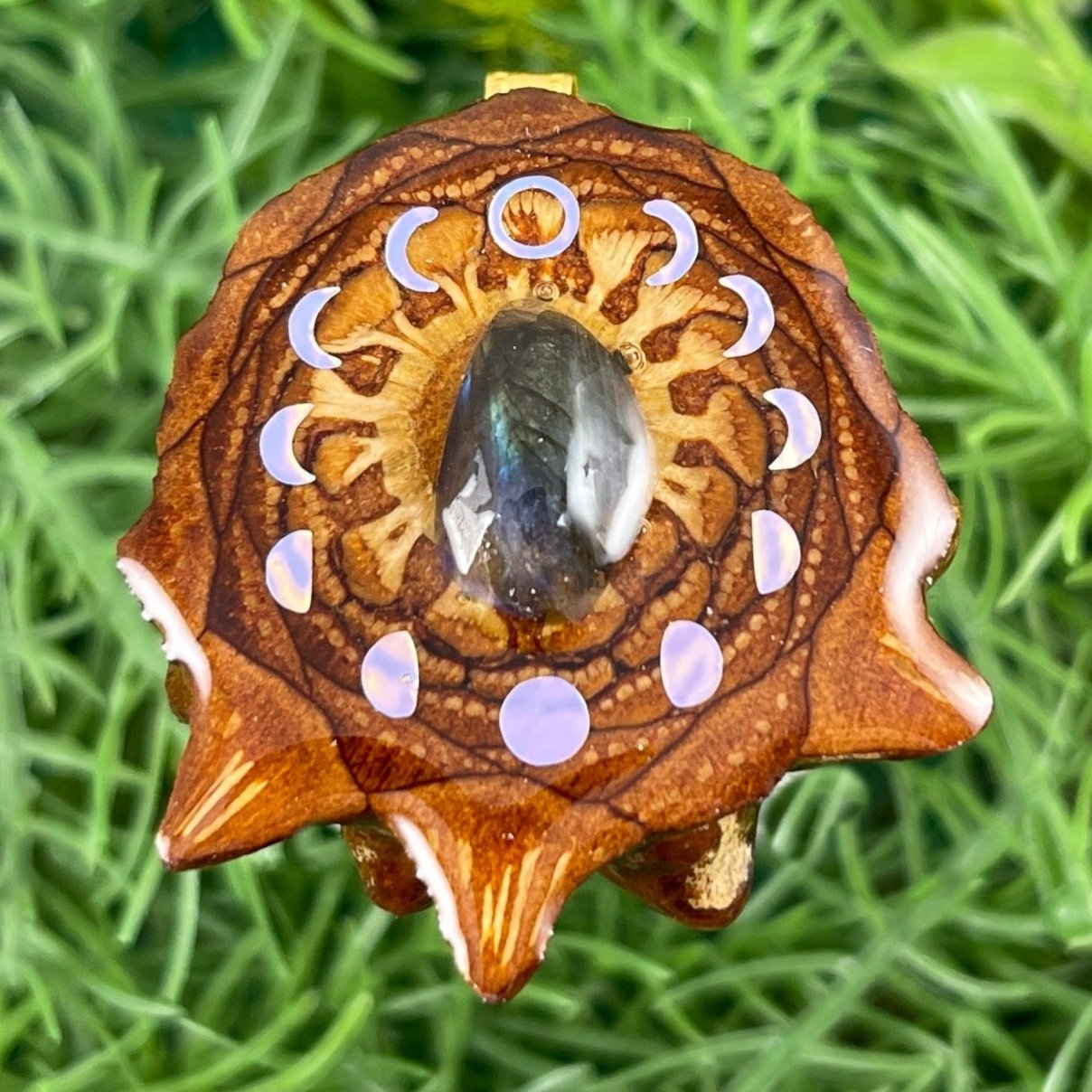 Labradorite with Moon Phase