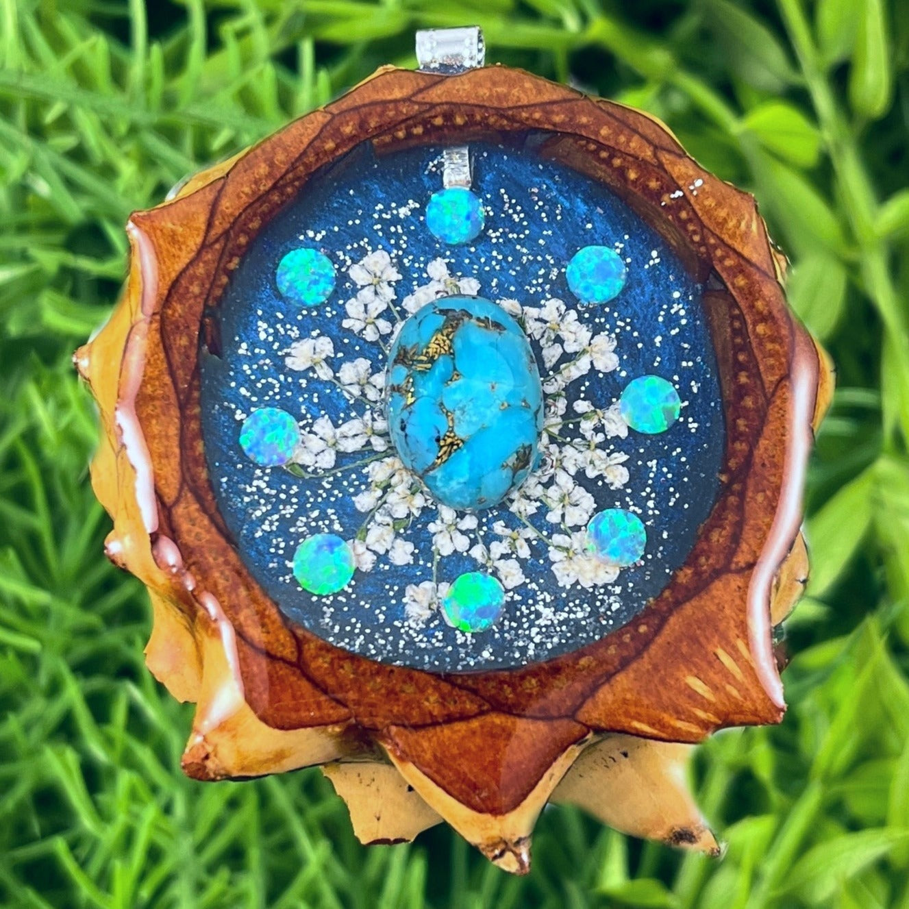 Galaxy & Blue Copper Turquoise with Opal