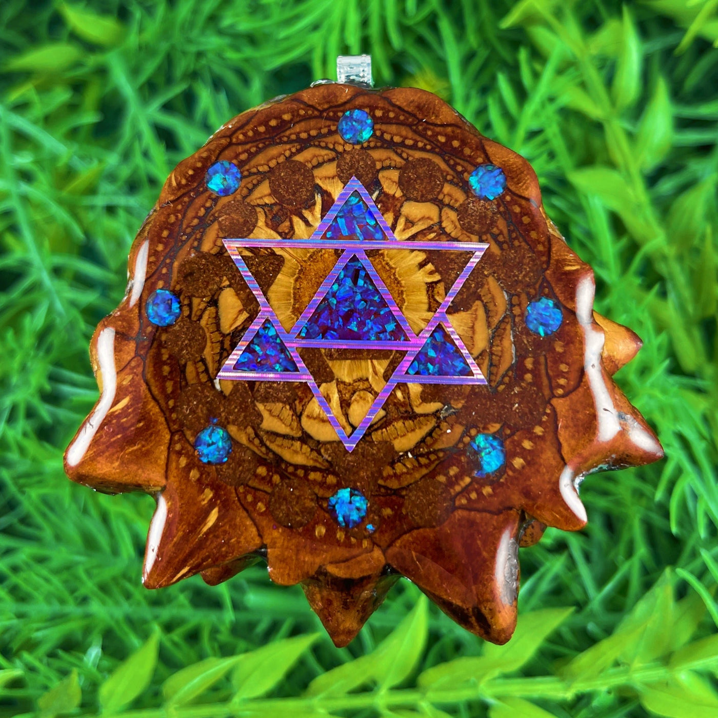 Opal & Crushed Opal with Merkaba