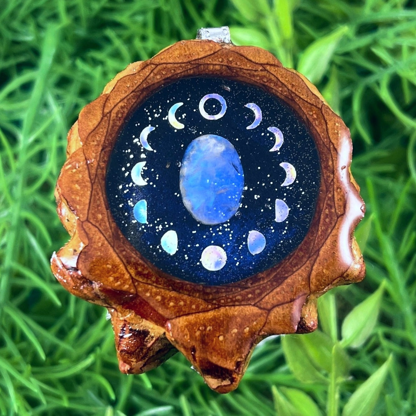 Night Sky with Moonstone & Moonphase