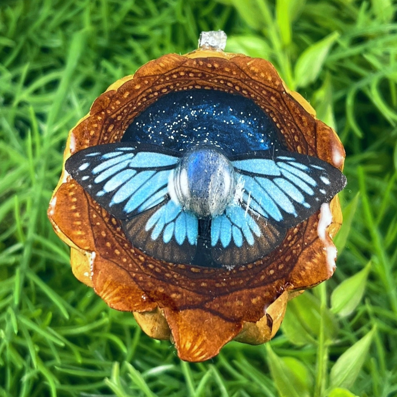 Night Sky with Labradorite & Butterfly