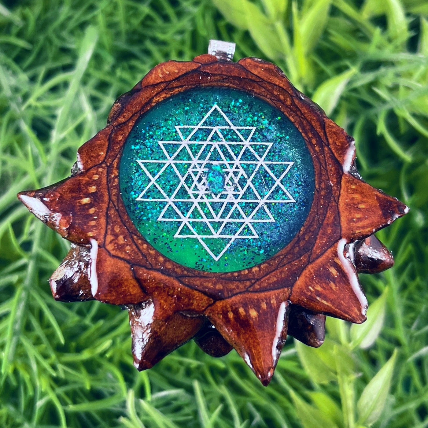 Galaxy with Opal & Sri Yantra