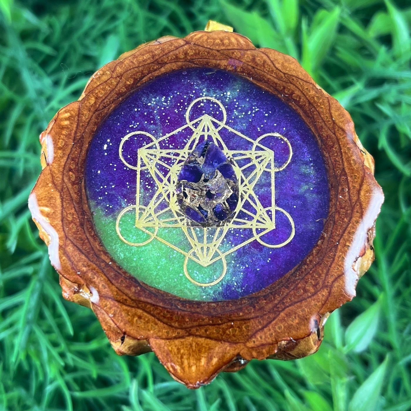 Supernova with Amethyst & Metatron's Cube