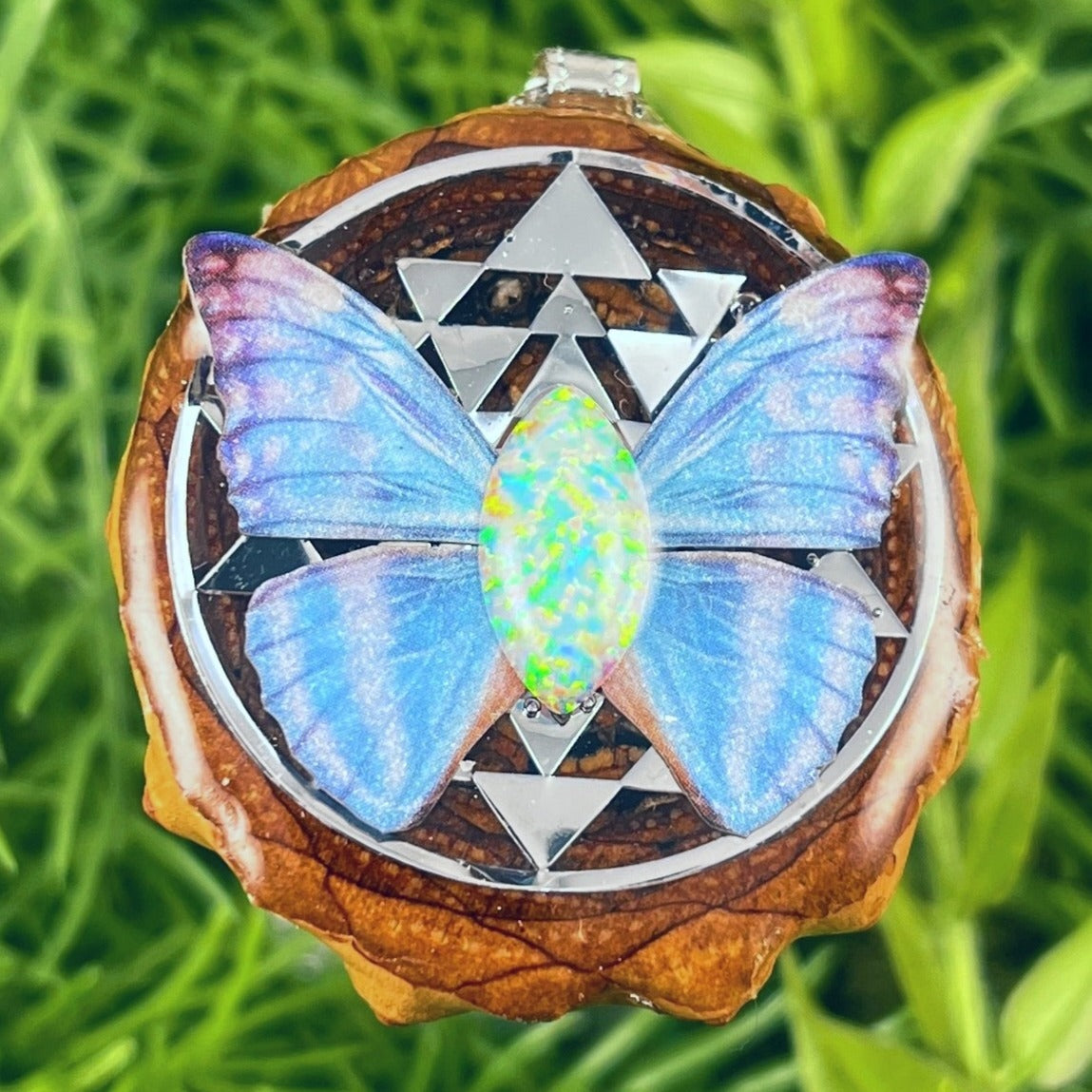 Opal & Butterfly with Mandala