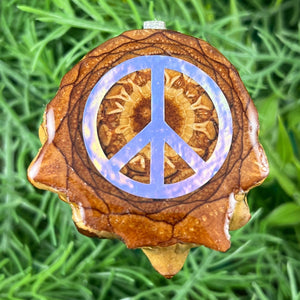 Peace Sign - Pinecone Necklace - Aura Pinecones