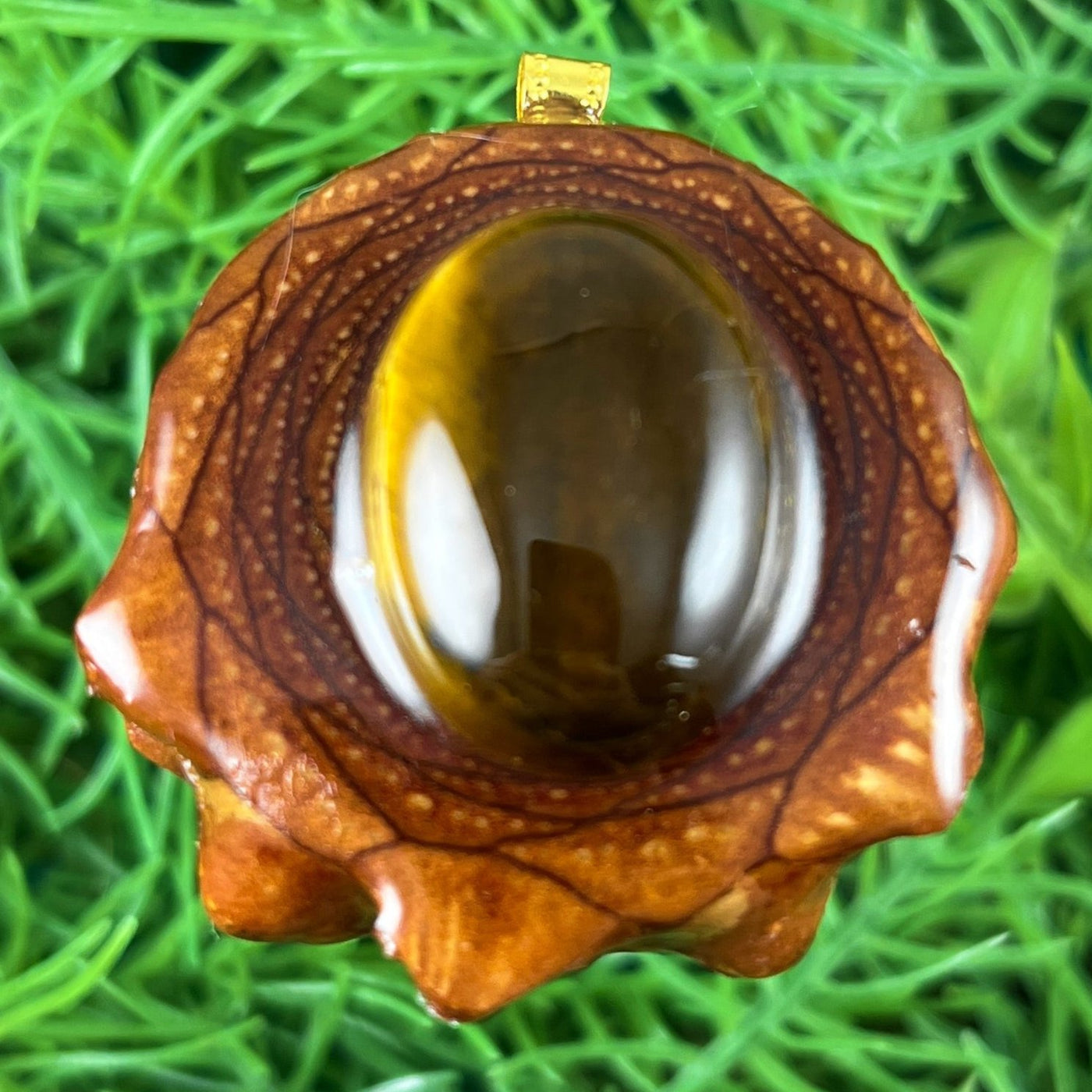 Tiger's Eye - Pinecone Necklace - Aura Pinecones