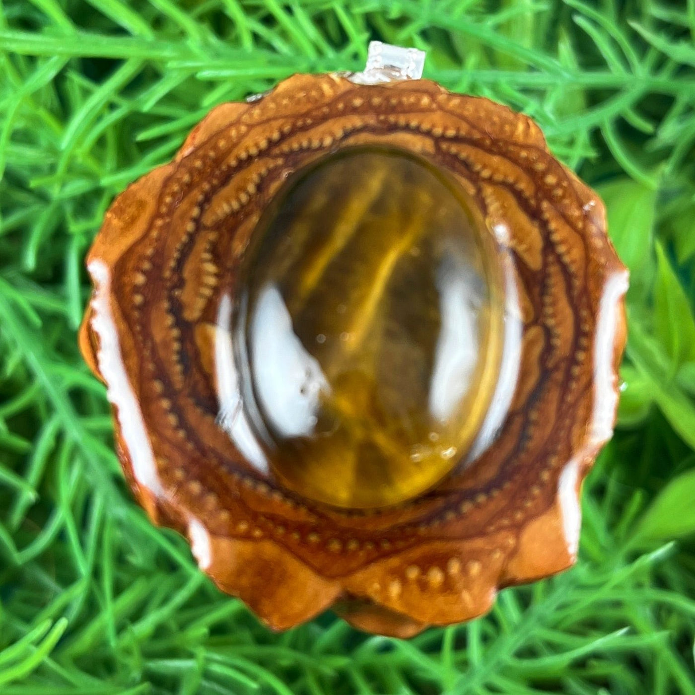 Tiger's Eye - Pinecone Necklace - Aura Pinecones