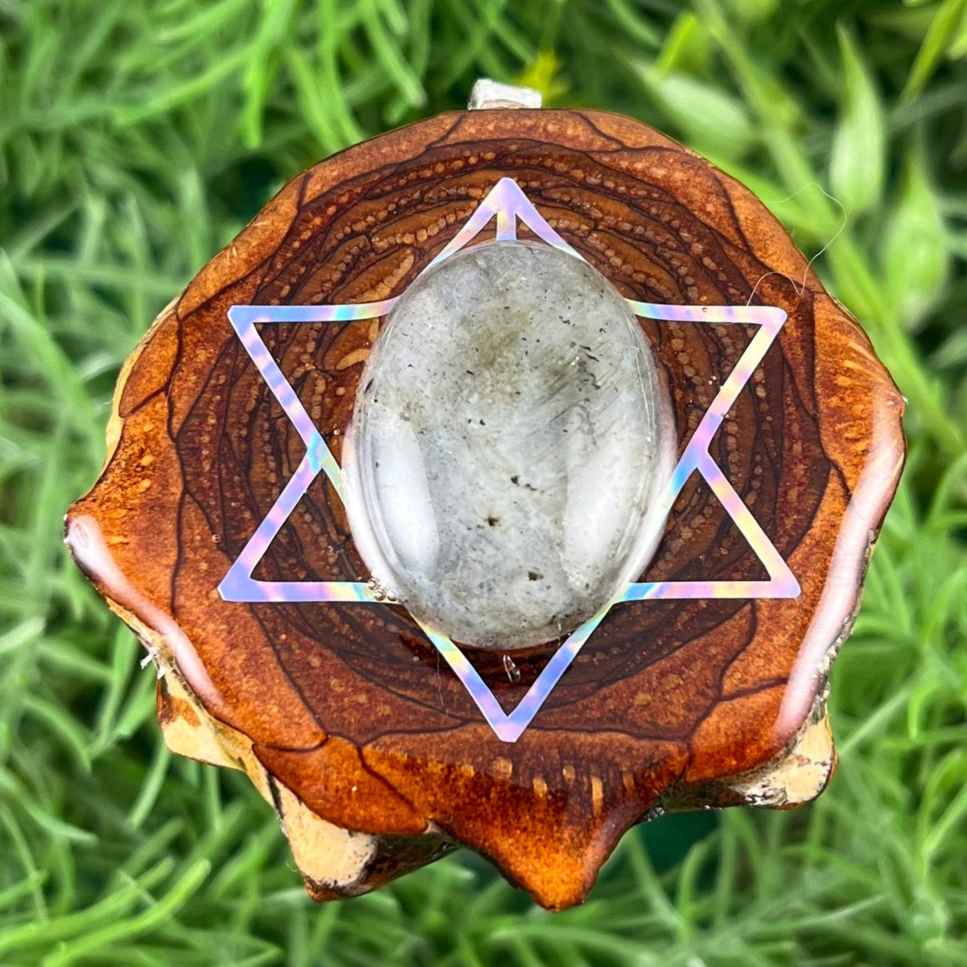 Labradorite with Merkaba