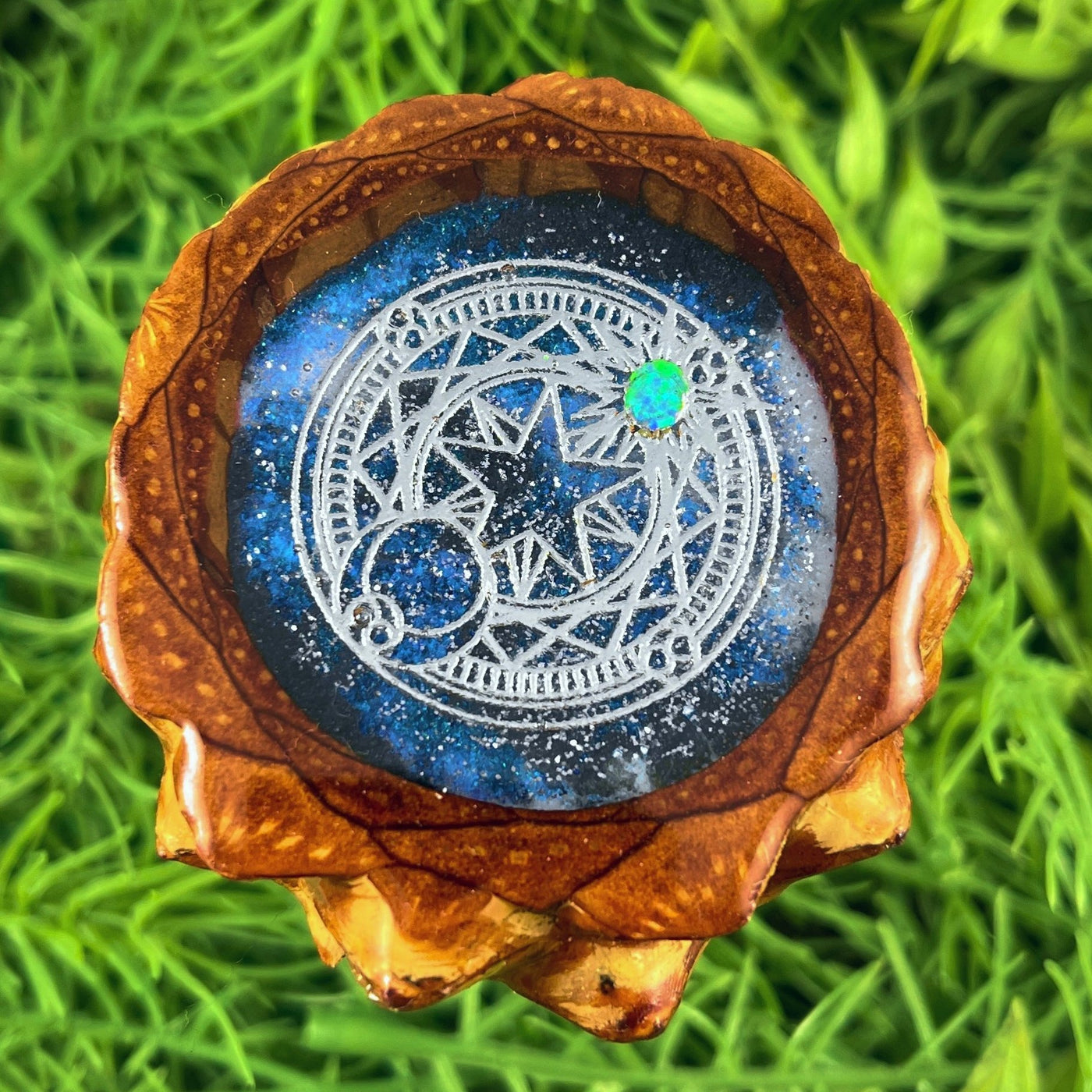Galaxy with Opal & Mandala