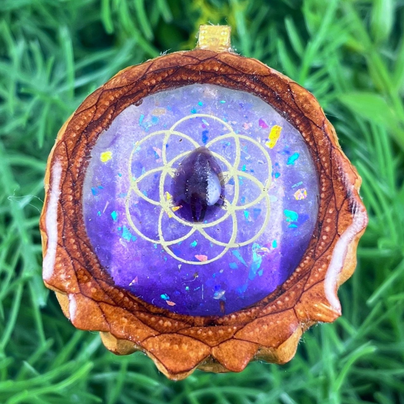 Supernova & Amethyst with Seed of Life