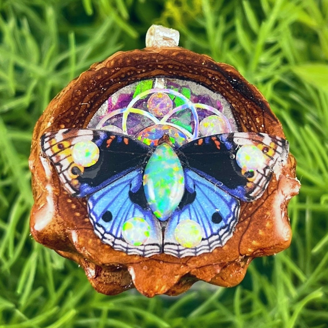 Supernova & Opal with Butterfly & Seed of Life