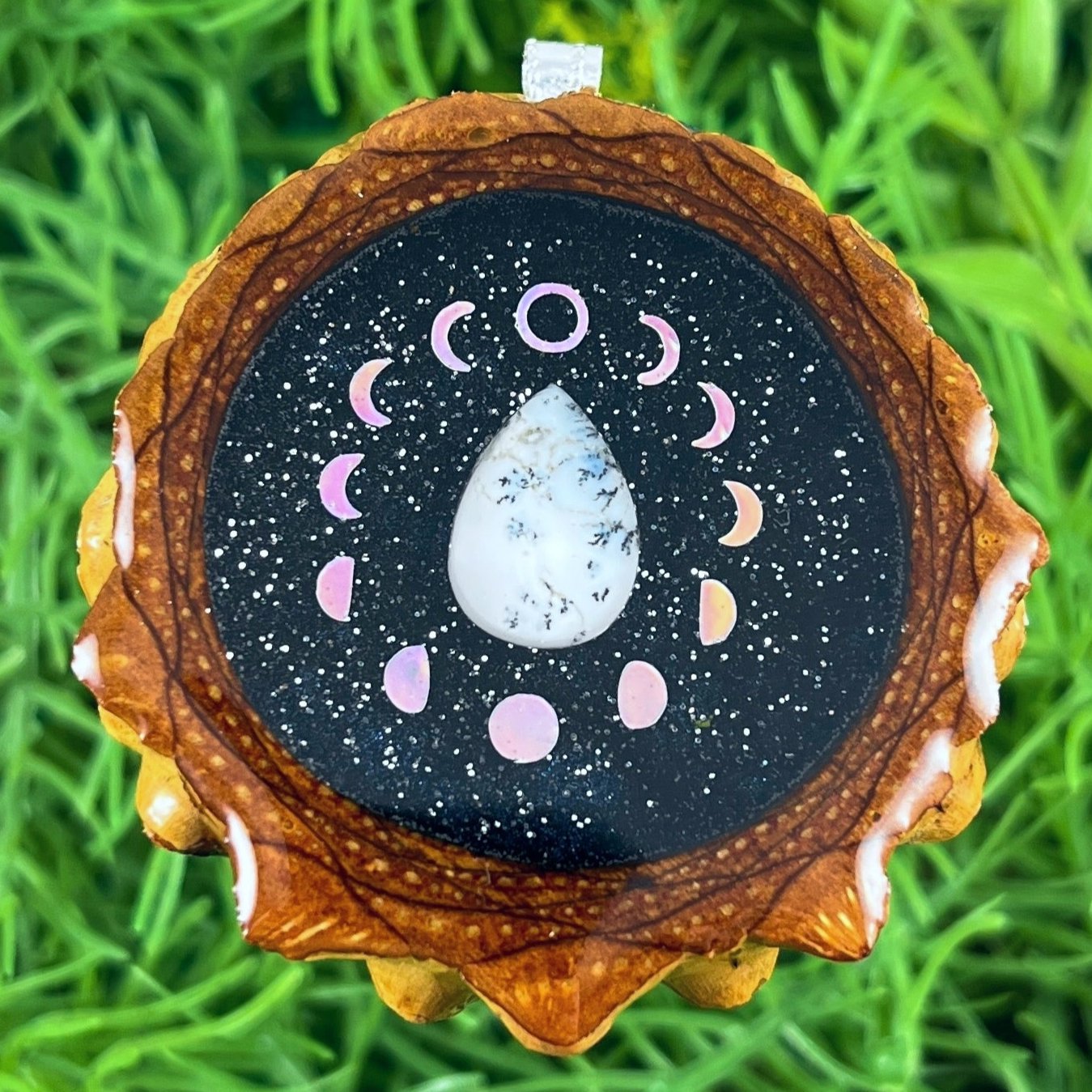 Night Sky with Dendrite & Moon Phase