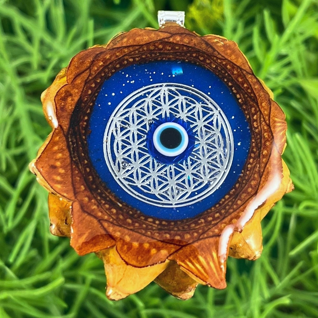 Galaxy with Eye & Mandala