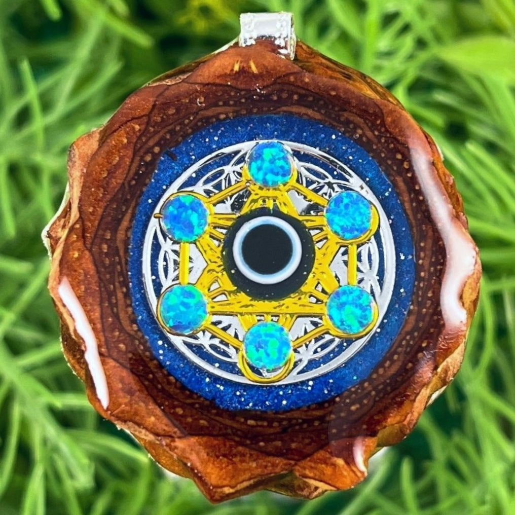 Galaxy with Opal & Eye with Mandala