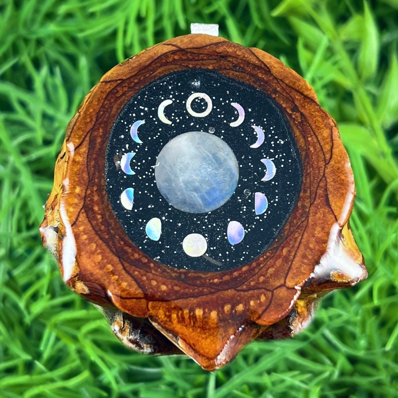 Night Sky with Moonstone & Moon Phase