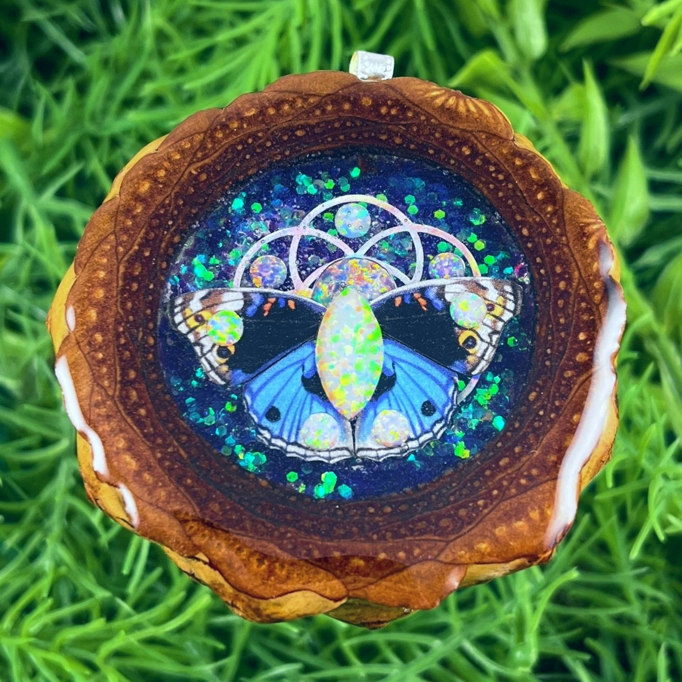 Supernova & Opal with Butterfly & Seed of Life