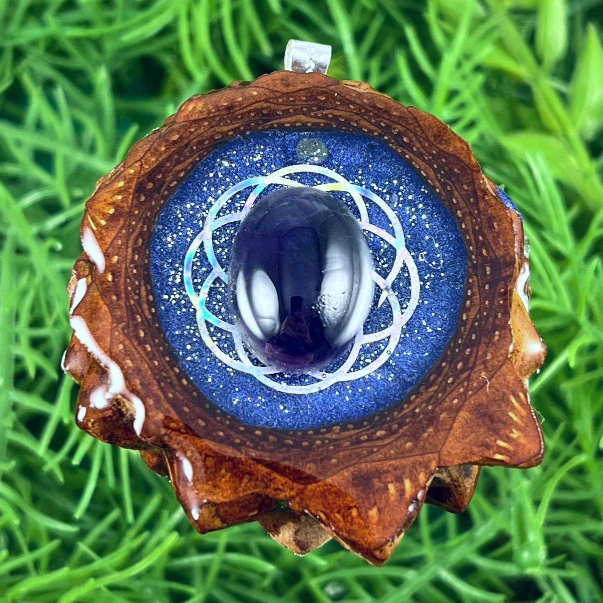 Supernova with Amethyst & Seed of Life