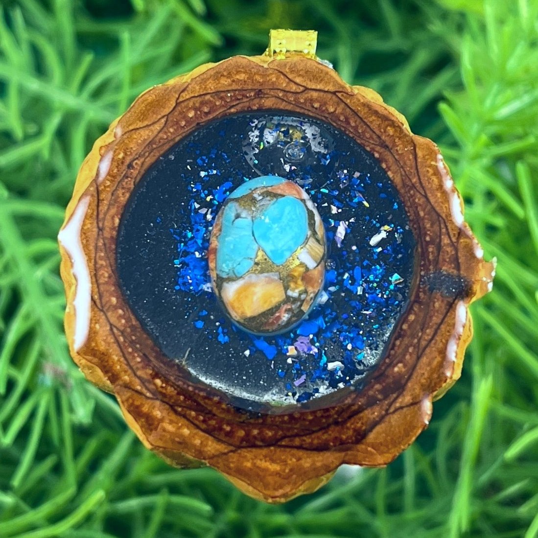 Galaxy with Spiny Oyster Turquoise