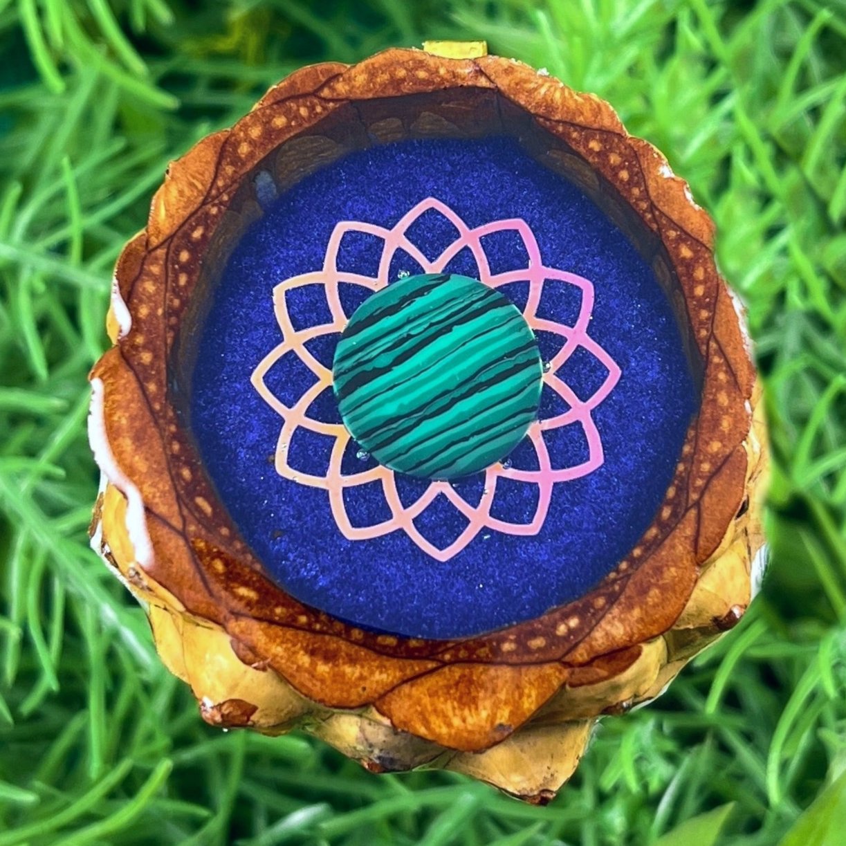 Supernova with Malachite & Sunflower