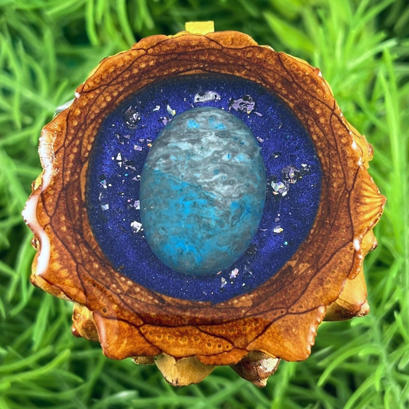 Galaxy with Chrysocolla