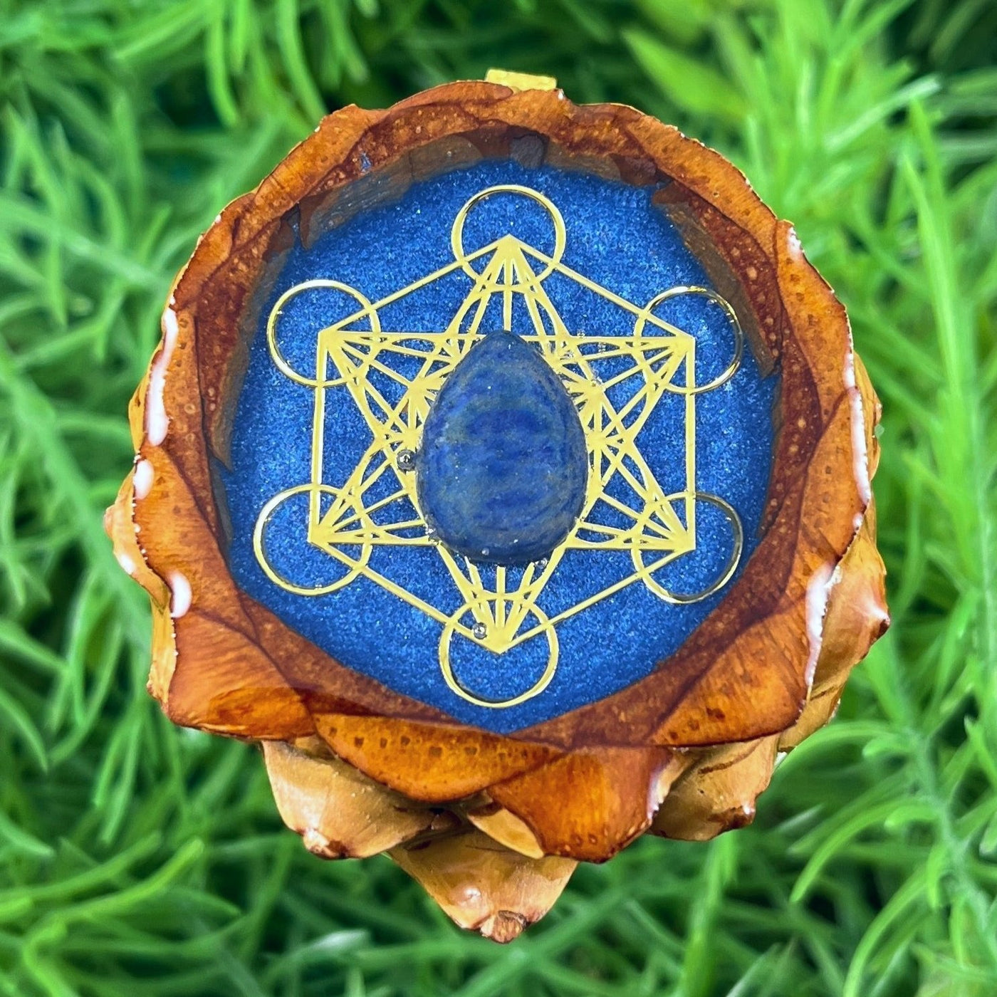 Supernova with Lapis Lazuli & Metatron's Cube