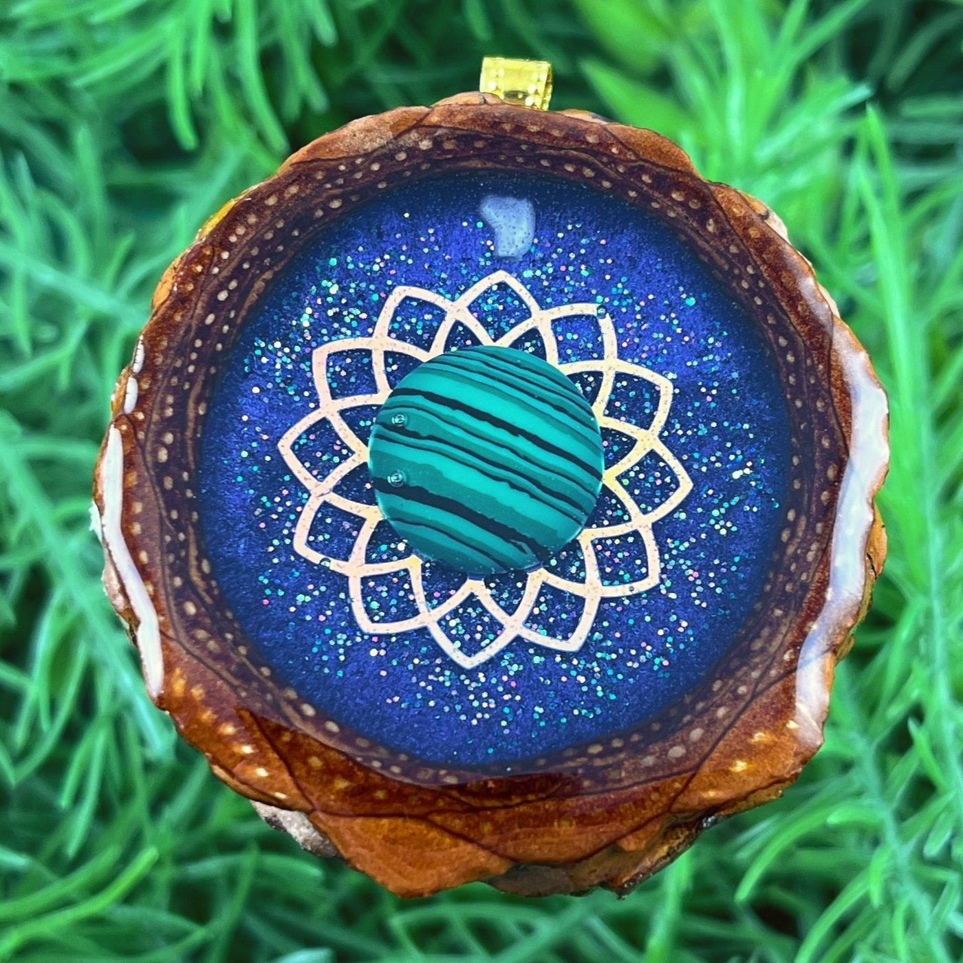 Supernova with Malachite & Sunflower