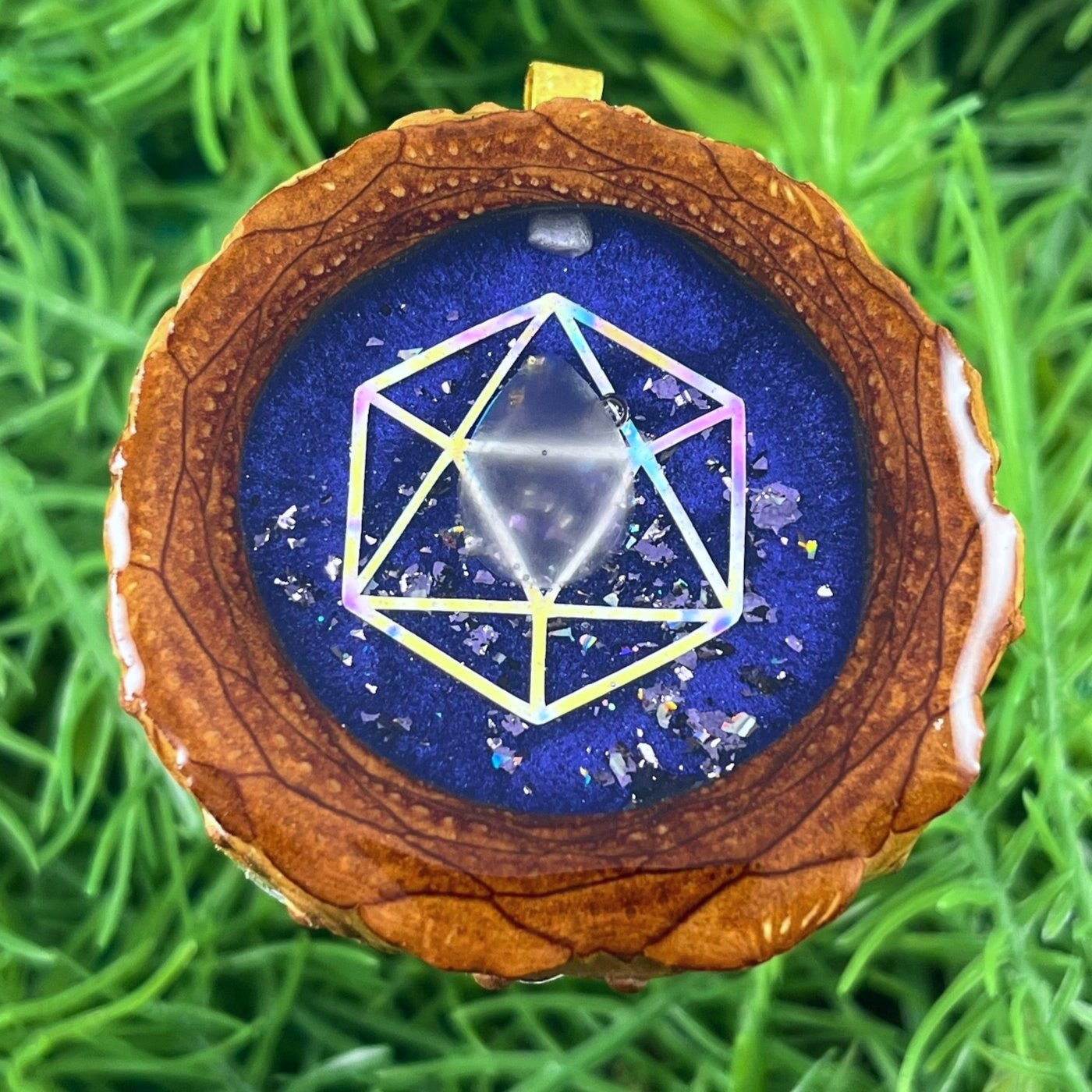 Supernova with Moonstone & Icosahedron