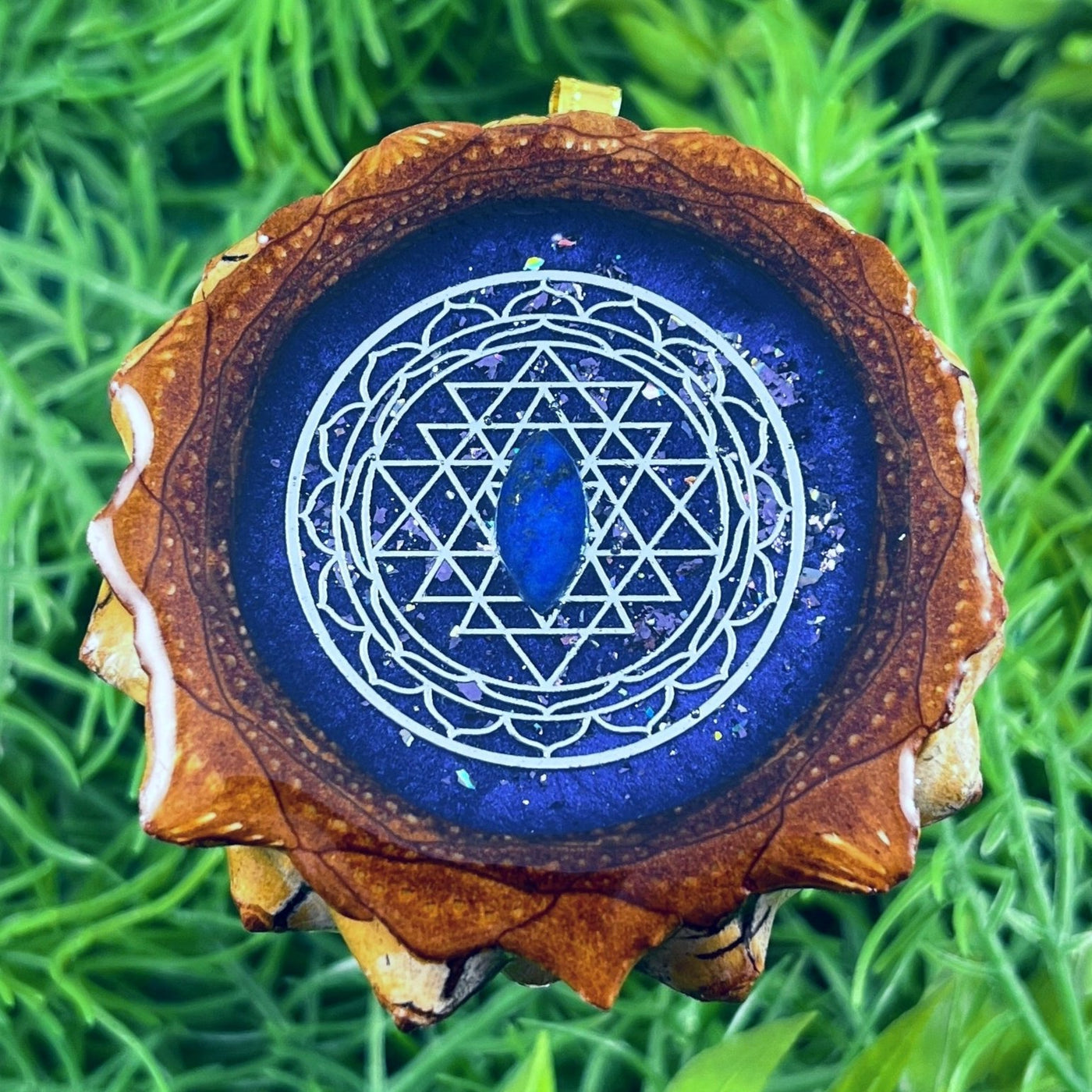 Supernova with Lapis Lazuli & Mandala