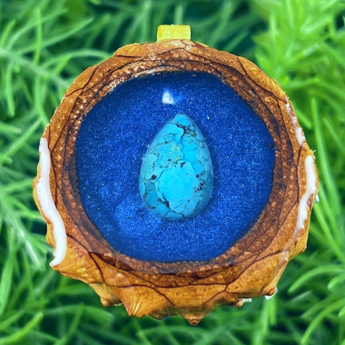 Galaxy with Chrysocolla