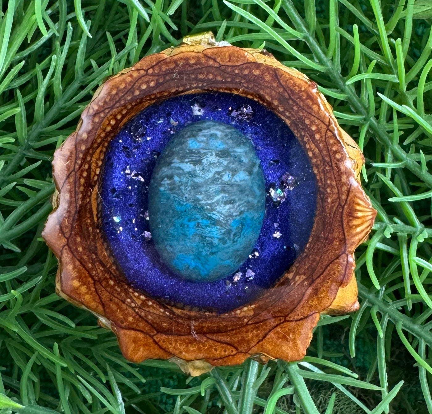 Supernova with Chrysocalla