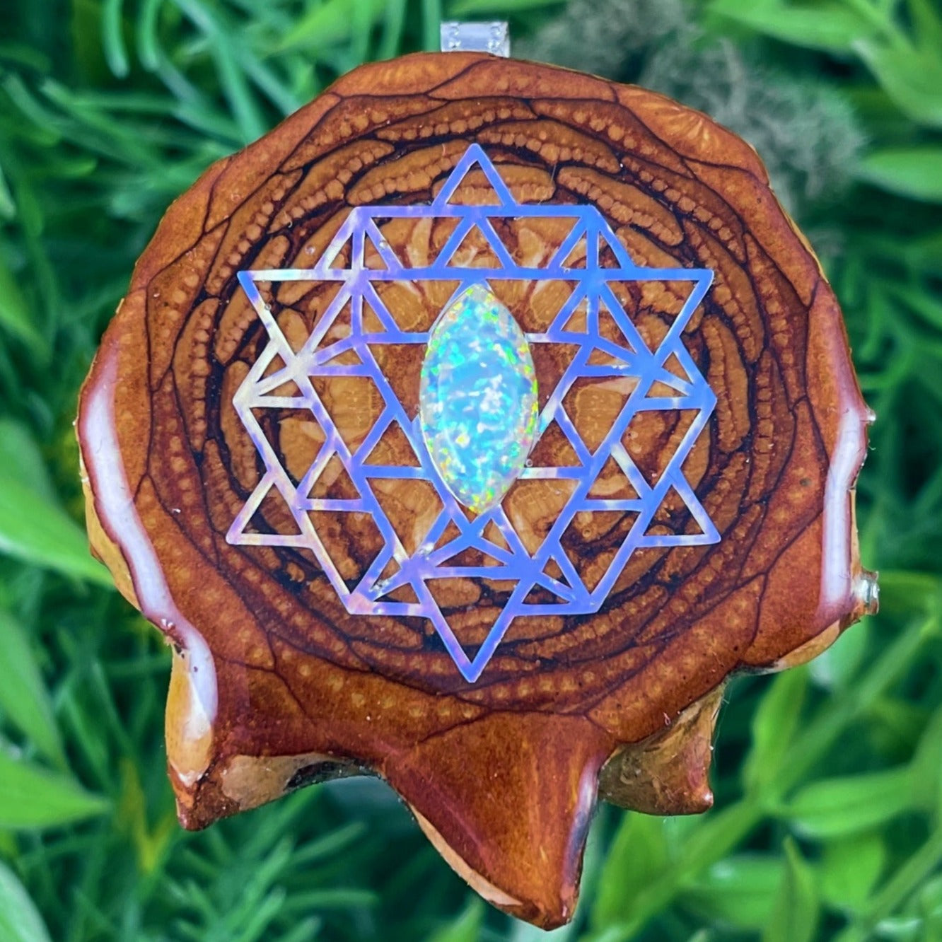 Opal & 64 Star Tetrahedron