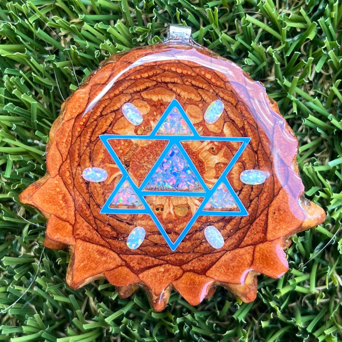 Opal & Crushed Opal with Merkaba