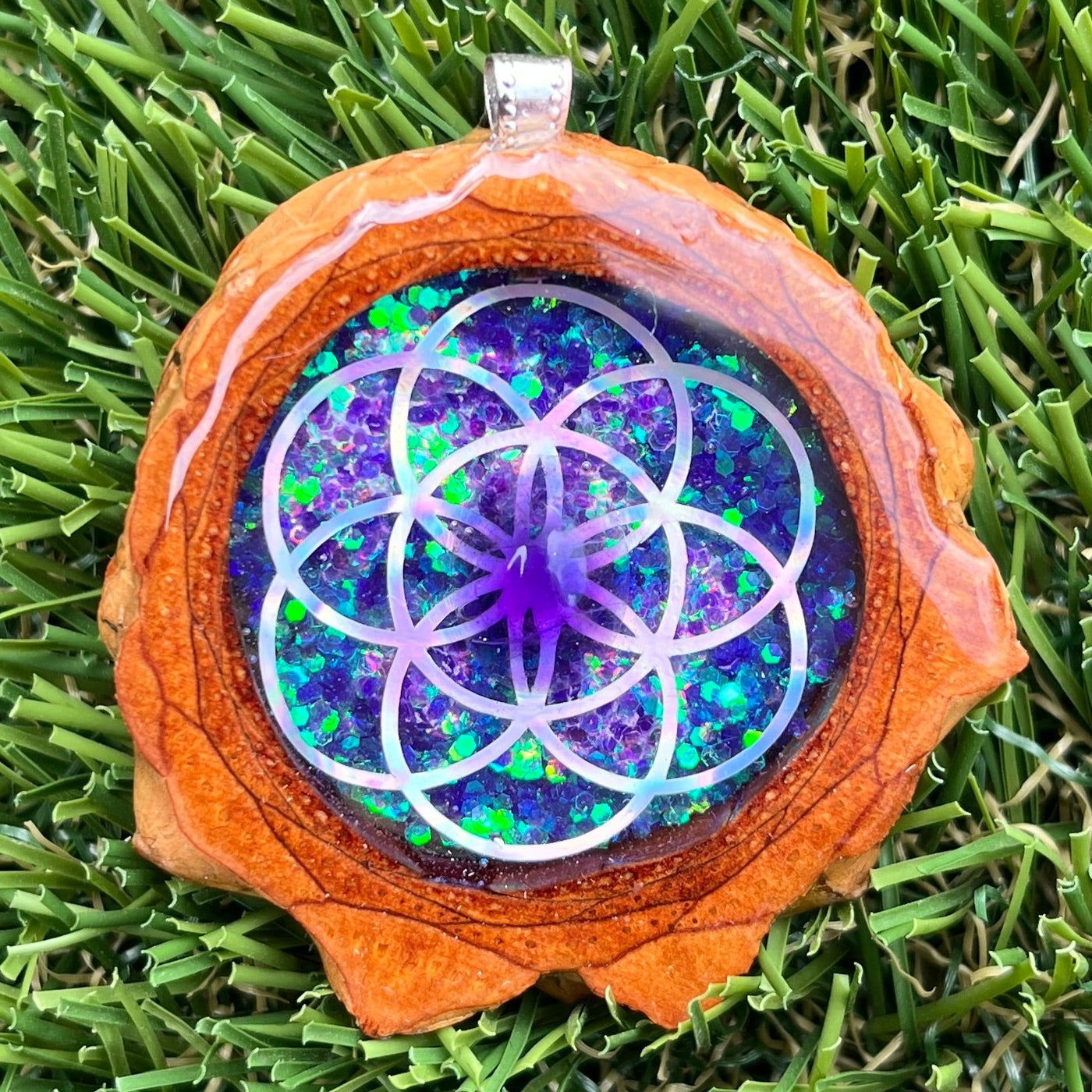 Supernova with Amethyst & Seed of Life