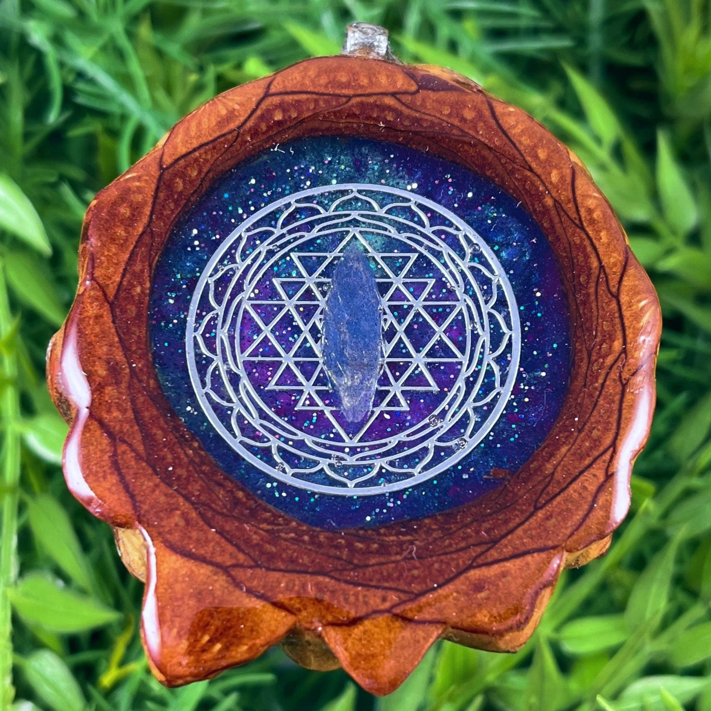 Galaxy with Labradorite & Mandala