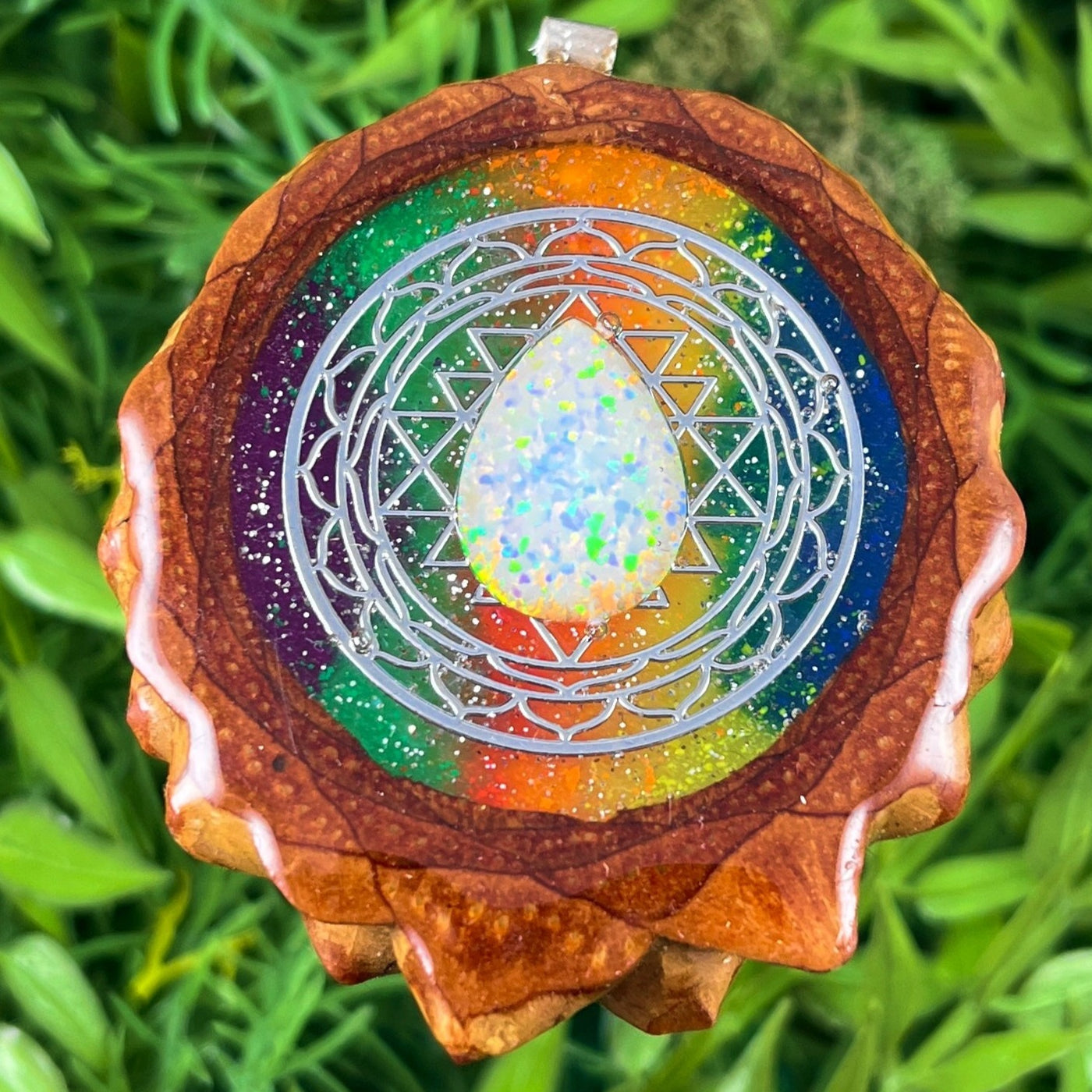 Cosmos with Opal and Mandala