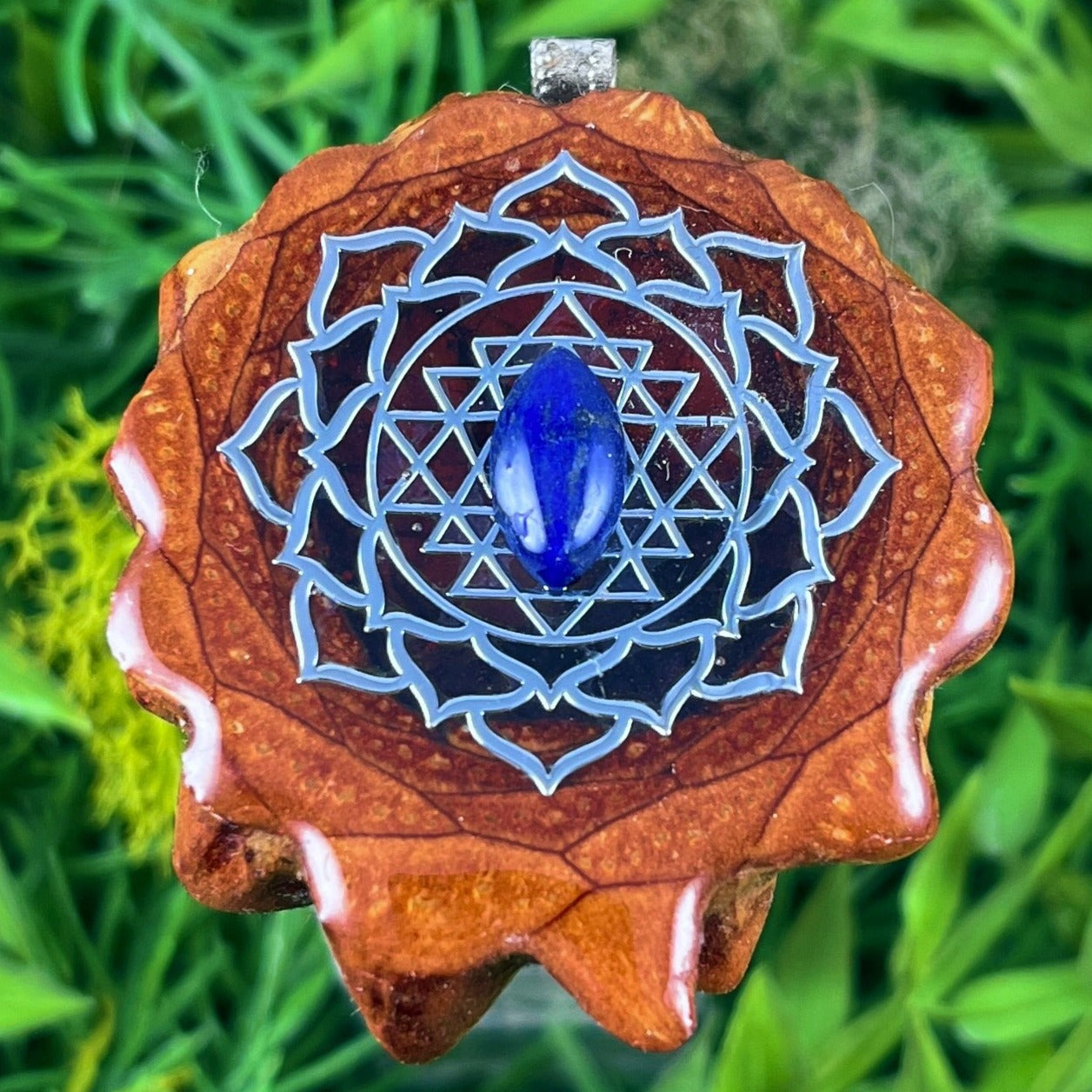 Lapis Lazuli with Mandala