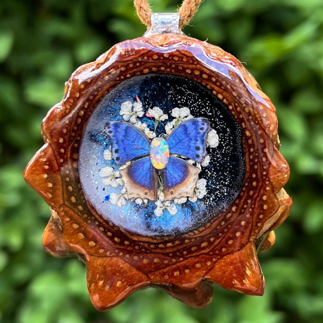 Night Sky & Opal with Butterfly