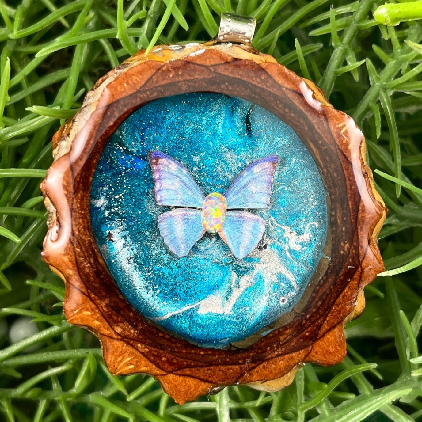 Butterfly with Opal